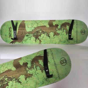 Raglan Map Skateboard Bag Holder from Cycled Design